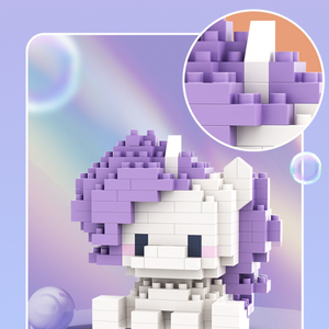 Chất Lượng Cao Quy Mô 1:18 40-Mảnh Micro Xây Dựng Khối <span class=keywords><strong>3D</strong></span> Phim Hoạt Hình Động Vật Thiên Nhiên Bức Tượng Nhỏ Nhựa ABS DIY Xây Dựng Bộ - Product Image 3