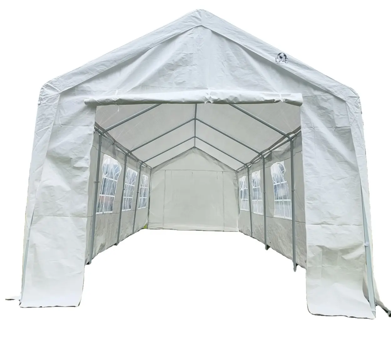 Lange Lebensdauer 3x8m Garage Pavillon, großer Party Pavillon für den Außenbereich, Luxus Carport Shelter