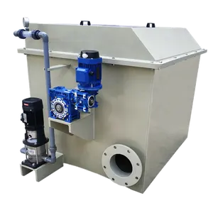 Water 60T/Uur Pp Materiaal Roterend Trommelfiltersysteem Met Vervangende Sreen Voor Koivijver