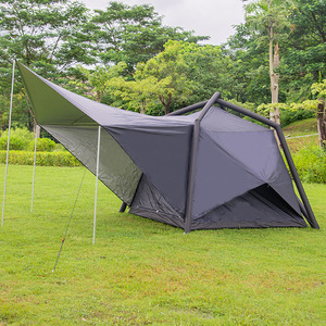 Carpa Inflable Automática para Exteriores, para 4-5 Personas, Doble Capa, Tela Oxford, para Tres Estaciones, Tipo Extendido con Toldo - Product Image 3
