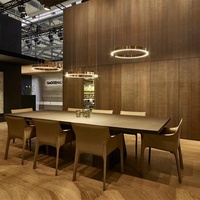 Lustre de table à manger nordique moderne, décoration de luxe haut de gamme, LED dimmable, pour salon, îlot, anneau, transfrontalier