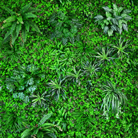 100*100cm plante artificielle mur herbe haie panneaux en plastique pour mariage vacances maison jardin cour décoration