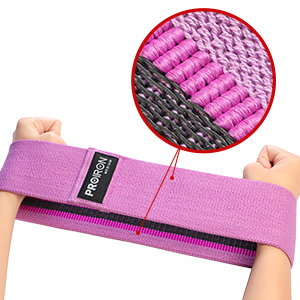 PROIRON Dây Kháng Lực Vải Chống Trượt Rộng Dây Đeo Hông Cotton Để Chỉnh Tư Thế Thể Thao Thiết Bị Tập Thể Dục - Product Image 5