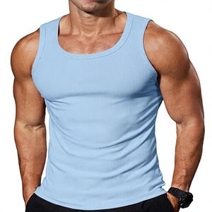 Camiseta sin mangas de microfibra para hombre, suave, ligera, de secado rápido, chaleco deportivo, fabricante al por mayor - Product Image 1