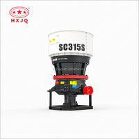 Concasseur de pierres à grande capacité CS660 500-1000tph, concasseur à cône hydraulique monocylindre haute efficacité SC315