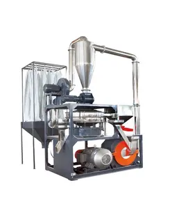 PE Powder Pulverizer Grinder Machine for Recycling Waste Plastic Plastic Shredder Plastic Scrap Pvc Pulverizer Double Shaft