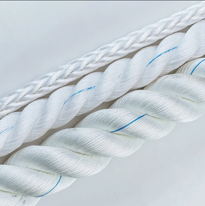 Cuerda de Nylon Trenzada de Alta Resistencia de 3/8/12 Hilos, Cuerda Marina de Macramé, Multifilamento de PE, PP, Polipropileno y Poliéster para Amarre - Product Image 1