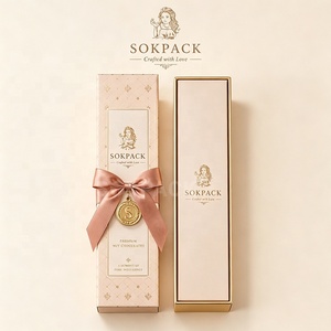 Boîte cadeau rectangulaire de luxe personnalisée pour chocolats avec ruban, emballage rigide en papier pour bonbons en forme de cœur - Product Image 4