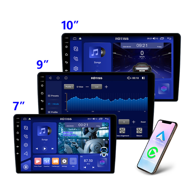 Ai Radio Para Carro Wireless Carplay Android Auto Car Display Universal Multimedia Car Stereo Navigator Multimedia WiFi 4G Radio