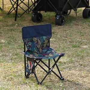 Chaise de pêche pliante portable avec logo personnalisé, dossier moderne et confortable pour la plage, les pique-niques et le camping - Product Image 2