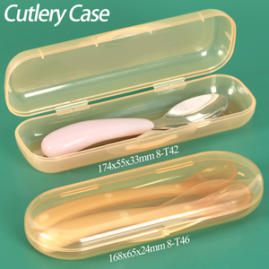 Boîte à couverts personnalisée SUNSHING pour enfants, étui à ustensiles de voyage, organisateur de vaisselle, étui à cuillères en plastique pour boîte à lunch - Product Image 4