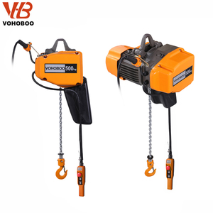 VOHOBOO से हुक के साथ ट्रॉली के साथ सुपीरियर प्रोडक्शन <span class=keywords><strong>0.25t</strong></span> 0.5t 1t 2t EQ टाइप सिंगल चेन इलेक्ट्रिक चेन होइस्ट