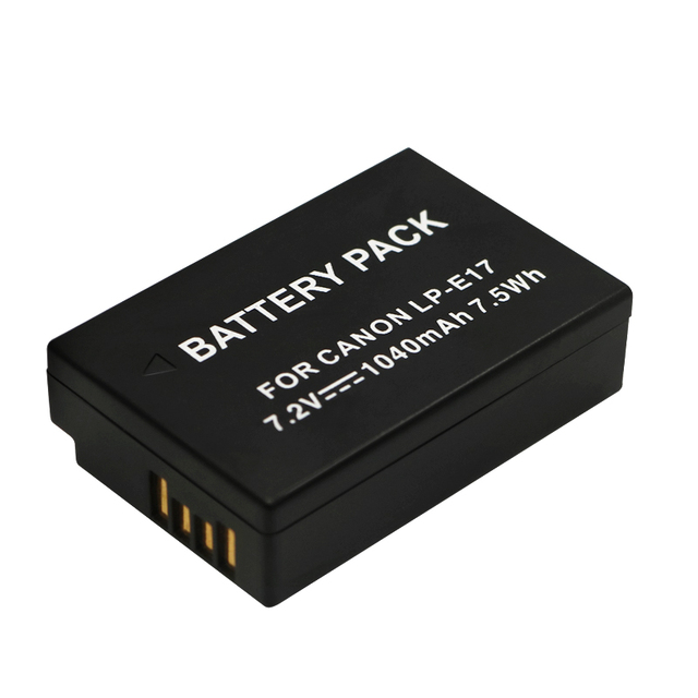 YEAH 1040mAh 7.2V LP E17 LP-E17 Battery for Canon EOS 800D 850D 200D 200DIl 776D 77D 8000D M3 M5 M6