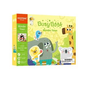 YUCI nouveau livre calme occupé autocollant réutilisable Montessori jeux de Puzzle éducatifs enfants merveille ville puzzle jouets pour garçons filles - Product Image 1