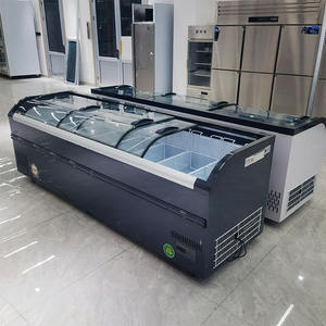 2.5m 미니 가슴 냉동고 도어 교체 가슴 냉장고 및 냉동고 스틸 탑 슈퍼마켓 수평 냉동고 - Product Image 1