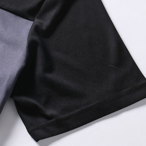 Camiseta Vintage de Cuello Alto para Hombre, Jersey Informal de Manga Corta de Hip Hop, Lavado por Peso, 180 Gramos, Empalme Digital de Gran Tamaño - Product Image 4