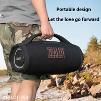 Haut-parleur portable puissant avec micro et Bluetooth, original Zealot S98, pour karaoké