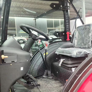 Hot-selling high-power 4x4 air-conditioned cab diesel engine tractor, 4WD wheel tractor, farming ace, suitable for agriculture - Product Image 5
