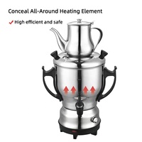 Chauffe-eau électrique russe Samovar 3L en acier inoxydable, Offre Spéciale