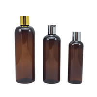 150ml 250ml 300ml PET bouteille cosmétique en plastique 24/410 disque bouchon supérieur vide shampooing conditionneur de cheveux emballage pour lotions parfums