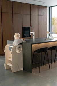 <span class=keywords><strong>Tour</strong></span> d'apprentissage Montessori 3 en 1 pour tout-petits, pour la cuisine, <span class=keywords><strong>tour</strong></span> d'aide réglable multifonction en bois avec roulettes - Product Image 5