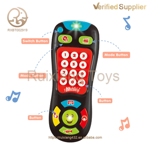 ユニセックスベビー電気テレビリモコン携帯電話おもちゃ初期の音楽言語学習キッズ幼児プラスチックおもちゃ - Product Image 2