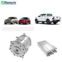 Rawsuns 48V ~ 144V 15kw 55kw Moteur électrique Transmission pour voiture de tourisme Berline EV Kit de conversion Moteur à induction AC