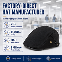 Casquette plate ajustable multi-textures noir pur avec boucle bronze pour hommes et femmes, style minimaliste, idéale pour les occasions décontractées ou les fêtes, vente en gros