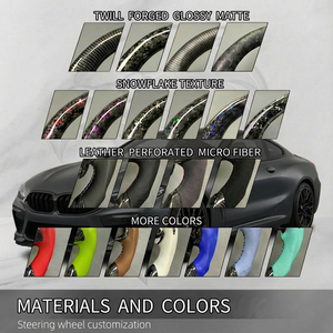 Volant de direction en fibre de carbone pour performance sportive pour VW Golf 6 7 7.5 8 GTI <span class=keywords><strong>R</strong></span> <span class=keywords><strong>Line</strong></span> MK5 MK6 MK7 MK8 Polo Passat <span class=keywords><strong>Tiguan</strong></span> CC Scirocco - Product Image 5