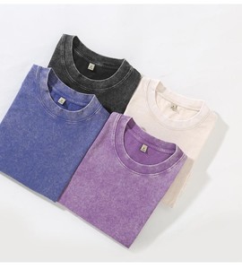 <span class=keywords><strong>T</strong></span>-<span class=keywords><strong>Shirt</strong></span> Oversize alla Moda con Logo Personalizzato, Effetto Vintage Lavato all'Acido, in <span class=keywords><strong>Lino</strong></span>, Asciugatura Rapida per <span class=keywords><strong>Uomo</strong></span>, per Sport e Casual - Product Image 5