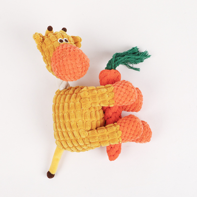 Ensemble (Girafe, Corde en Coton, Carotte)