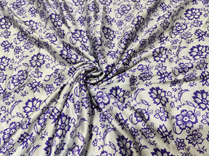 Tissu satiné 100% polyester imprimé multicolore, tissu lisse, doux et brillant pour la couture DIY, artisanat, décoration de robes de mariée, utilisation pour les filles - Product Image 6