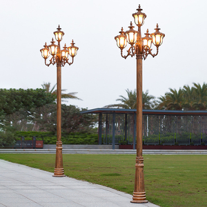 โคมไฟสนามทองเหลืองกลางแจ้ง LED แสงวอร์มไวท์ โคมแก้ว พร้อมเซ็นเซอร์ตรวจจับความเคลื่อนไหว พลังงานแสงอาทิตย์ IP54 AC 220V รับประกัน 10 ปี - Product Image 4