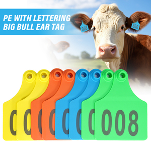 Laser in ấn TPU chất liệu kích thước lớn 7*10cm chăn nuôi nhận dạng thẻ lớn bò gia súc Tai theo dõi tag - Product Image 6