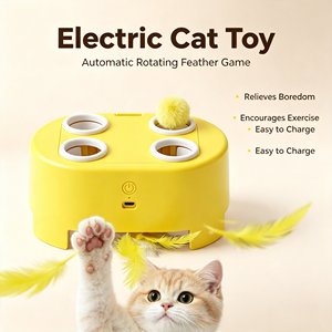 Yellow Bird Interactive Toy Feather Teaser Puzzle Toy for Parrot Budgie Cockatiel <b>Cage</b> Play - Product Image 5