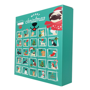Scatole Calendario dell'Avvento <span class=keywords><strong>per</strong></span> Cani in PET Riciclato, Goffrate e Laminate Opache, con Snack <span class=keywords><strong>per</strong></span> Cuccioli, Natale 2023, Consegna in 25 Giorni - Product Image 4