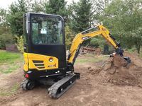 Miniexcavadora pequeña de 1.8 toneladas SY18C en stock