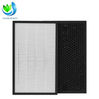 Penjualan Panas OEM/ODM H13 True HEPA Filter Pengganti Pembersih Udara Karbon Aktif Suku Cadang Pembersih Udara Penghilang Berbagai Bau Kustom