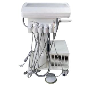 중국 공급 업체 치과 장비 휴대용 모바일 장치 치과 용 의자에 압축기 커넥터가 내장 된 치과 장치 판매 - Product Image 1