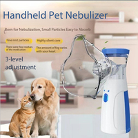 Nébuliseur portable pour animaux de compagnie, silencieux, mini atomiseur avec masque pour le traitement de la toux et de la rhinite chez les chats et les chiens