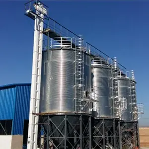 Silo de material de qualidade alimentar de grande capacidade