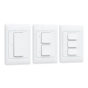 Australian standard smart switch zigbee No Neutral Wire smart light switch Physical push button Zigbee Universal Switch