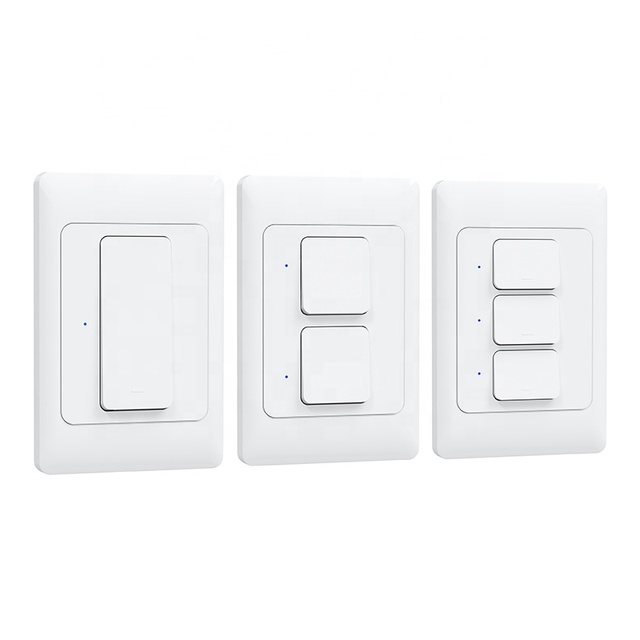 OEM Australian Standard Smart Switch Zigbee No Neutral Wire Smart Light Switch Physical Push Button Zigbee Universal Switch