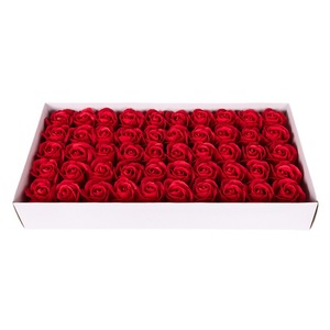 Flores de Rosa Artificiales Hechas a Mano al por Mayor, 50 cm de Alto, 7 cm de Diámetro, Color Rojo, Flor de Seda para el Día de San Valentín, Decoración del Hogar/Bodas - Product Image 4