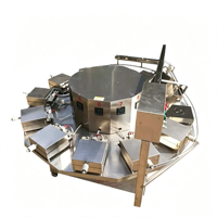 Machine à gaufres et rouleaux d'œufs en acier inoxydable de qualité industrielle, semi-automatique, avec écran tactile PLC, équipement de transformation alimentaire