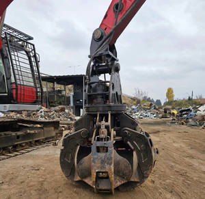 ตัวหนีบเศษเหล็กสำหรับรถขุดขนาด 18 20 22 23 25 ตัน แบบ Heavy Duty  ความแข็งแรงสูง  รูปทรงเปลือกส้ม สำหรับรีไซเคิลเหล็กและโลหะ - Product Image 4