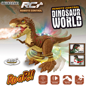 2.4G Mist spray radio télécommande marche dinosaure jouets avec lumière et son - Product Image 2