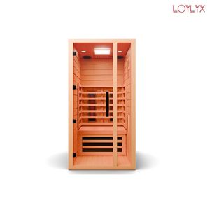 Sauna Moderna para el Hogar en Oferta, Capacidad para 1 Persona, con Madera Sólida de Pino Finlandés, Calentador de Carbono, Sauna Infrarroja en Venta - Product Image 2
