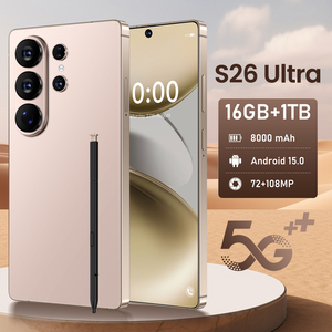 Smartphone <span class=keywords><strong>Android</strong></span> 5G Sbloccato S26 Ultra, Schermo Intero 7.3'', Dual SIM, 16GB+1TB, con Stilo, Versione Globale - Product Image 2