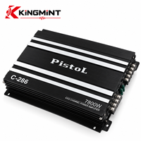 Amplificateur de voiture 4 canaux classe AB 4 ohms, amplificateur de puissance audio stéréo pleine gamme pour voiture, bridable, avec garantie d'un an